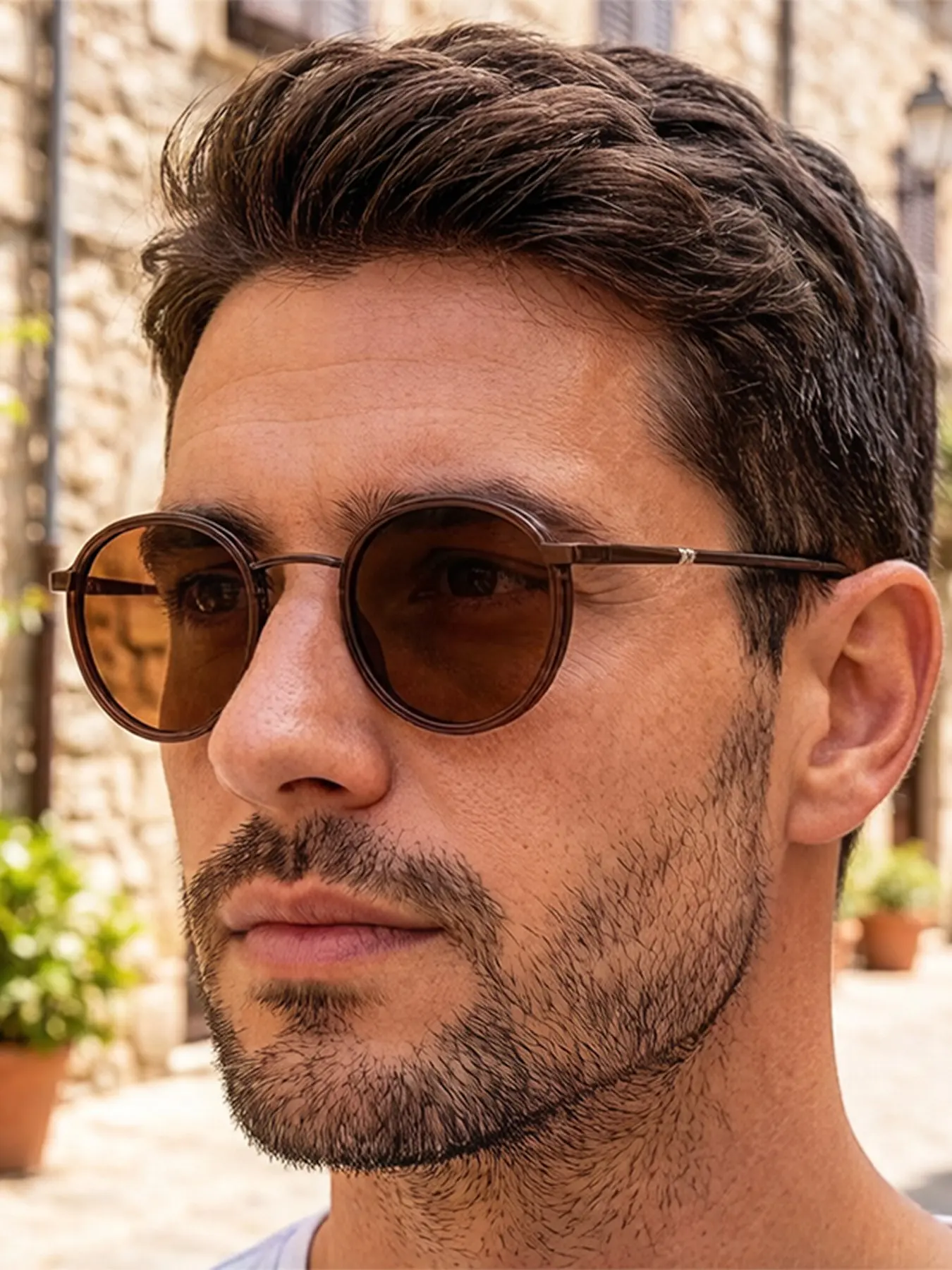 New Fashion Round Frame Glasses, Unisex, Includes Case, Ideal for Daily Use, Travel, Gifts, Perfect Choice for Men and Women