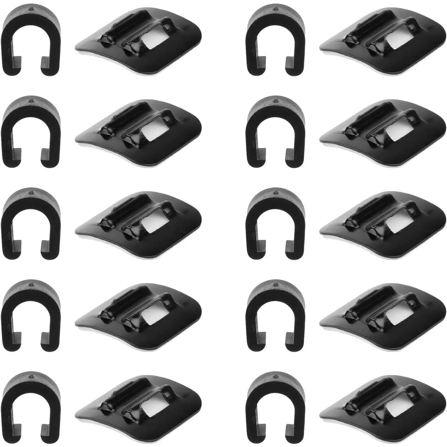 10 Packs   Clips,  Cables Buckle Plastic   C-clips   Wire Clip  Household Cables Guide Clips Bicycles Lead Frame Buckle