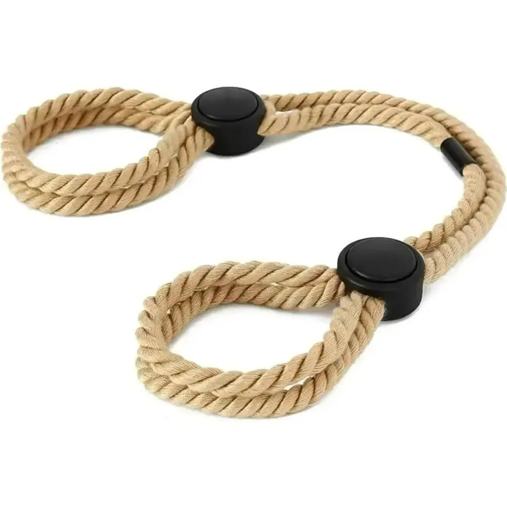 No Slipping One Size Fits All! 2026 Adjustable Elastic Rope Cuff Bracelet, Sturdy Rope Link Bangle for Sports Outdoor Wear & Halloween Costume Decor