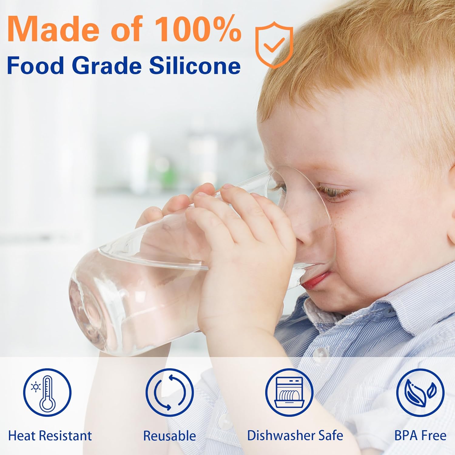 3 & 5 Gallon Water Jug Cap,Silicone Reusable Replacement Cap,Non Spill Bottle Caps for 55mm Bottle Water Dispenser Caps,Drinkware Accessories for Home Office Dormitory-Pack of 3