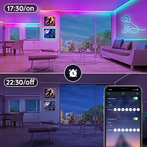16.4Ft Neon Rope Lights,Flexible Led Rope Lights Control with App/Remote,Multiple Modes Rope Lights,IP65 Outdoor RGB Led Neons Light Waterproof,Music Sync Gaming Led Neon Strip for Bedroom Decor