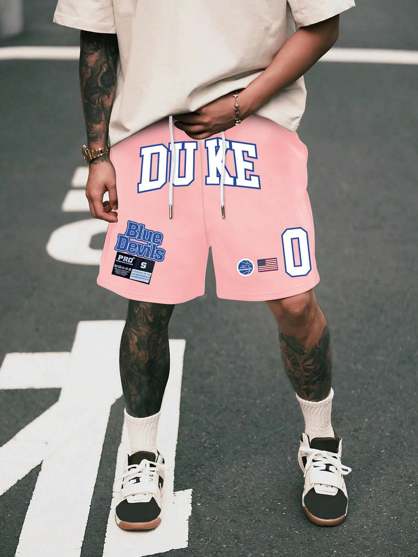 Men's Cartoon Graphic Print Shorts, Loose Casual Street Comfy Breathable Shorts, Men's Summer Bottoms for Daily Wear