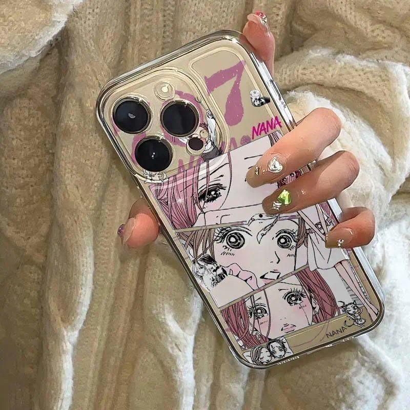 Japan Anime N-Nana O-Oosaki Phone Case For iPhone 17 Air 16 15 14 13 12 11 Pro Max Plus Shockproof Transparent Cover Japan Anime N-Nana O-Oosaki Phone Case For iPhone 17 Air 16 15 14 13 12 11 Pro Max Plus Shockproof Transparent Cover