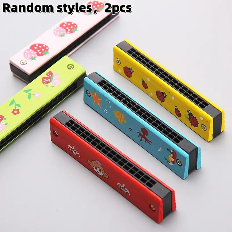 2 Piece Play16 Harmonica Set, Perfect Gift for Kids & Adults, Ideal for Beginners, Musical Instrument for Babies, Children, Parents