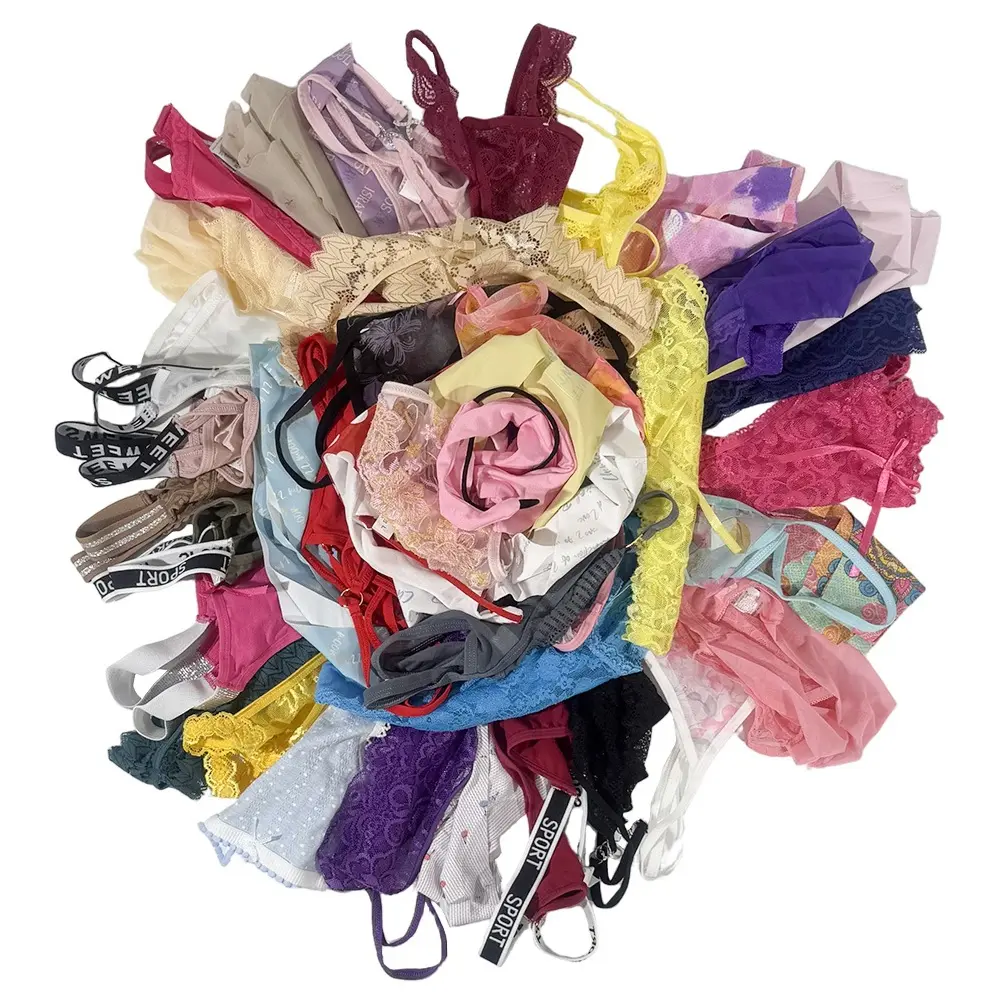 Women Assorted Underwear Blind Pack Bulk Mixed Tangas Thong Gstring Variety Sexy Lace Intimates Multi Color Bundle