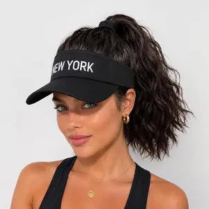 Open-Top Half Ponytail Wig Hat, Multi-use All-in-One Stylish Women’s Summer Sun Hat