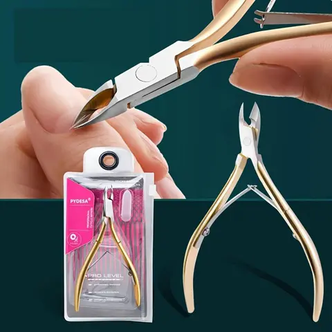 Professional Stainless Steel Cuticle Nipper, 1 Count Portable Durable Compact Manicure and Pedicure Tool for Dead Skin & Callus, Nail Care Tool, Nail Care Products, Foot Callus Remover