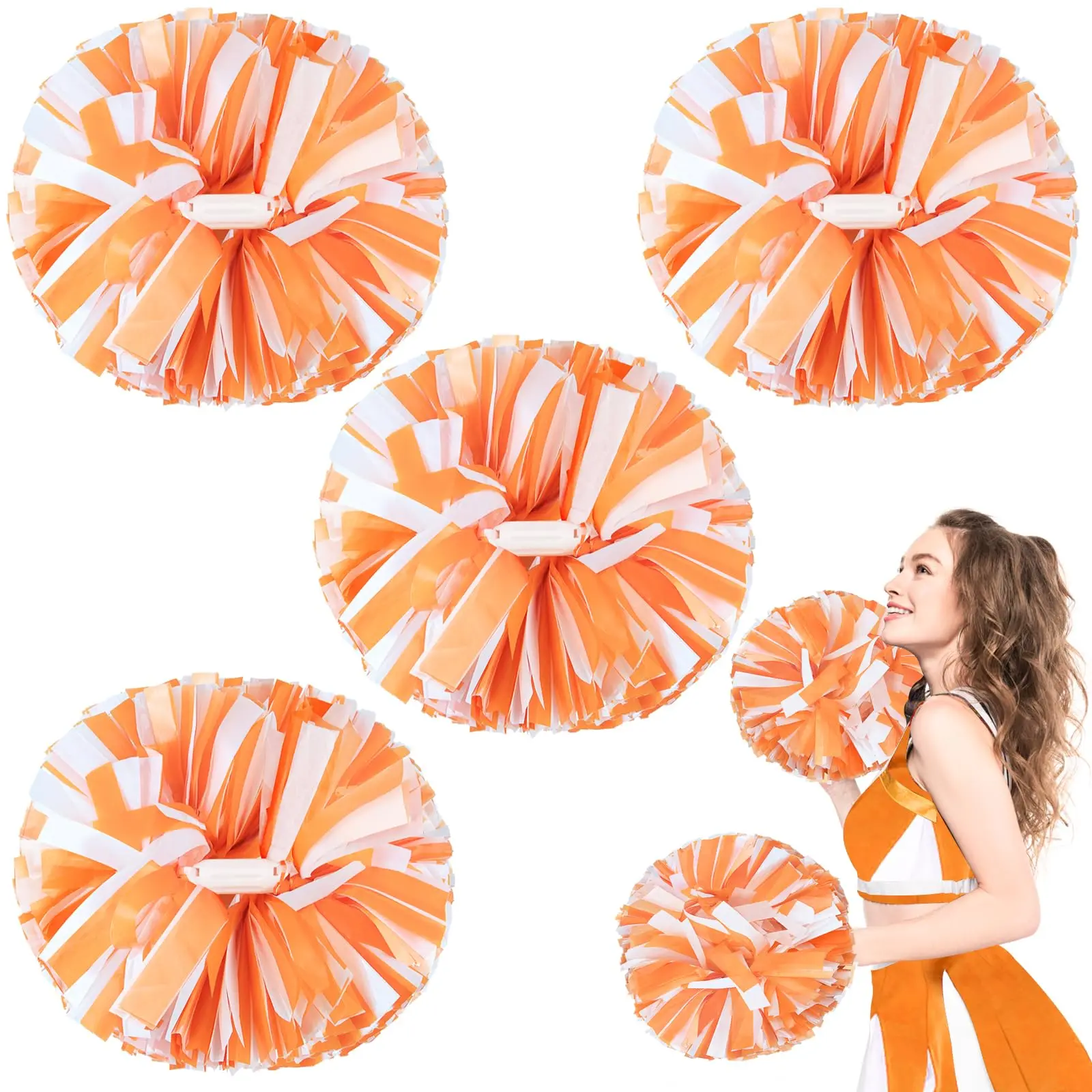 Orange and White