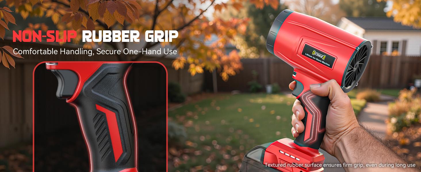 800,000RPM Leaf Blower Compatible with (Tool Only), Brushless Motor, Speed, Lightweight Blower for Car,, (Battery)