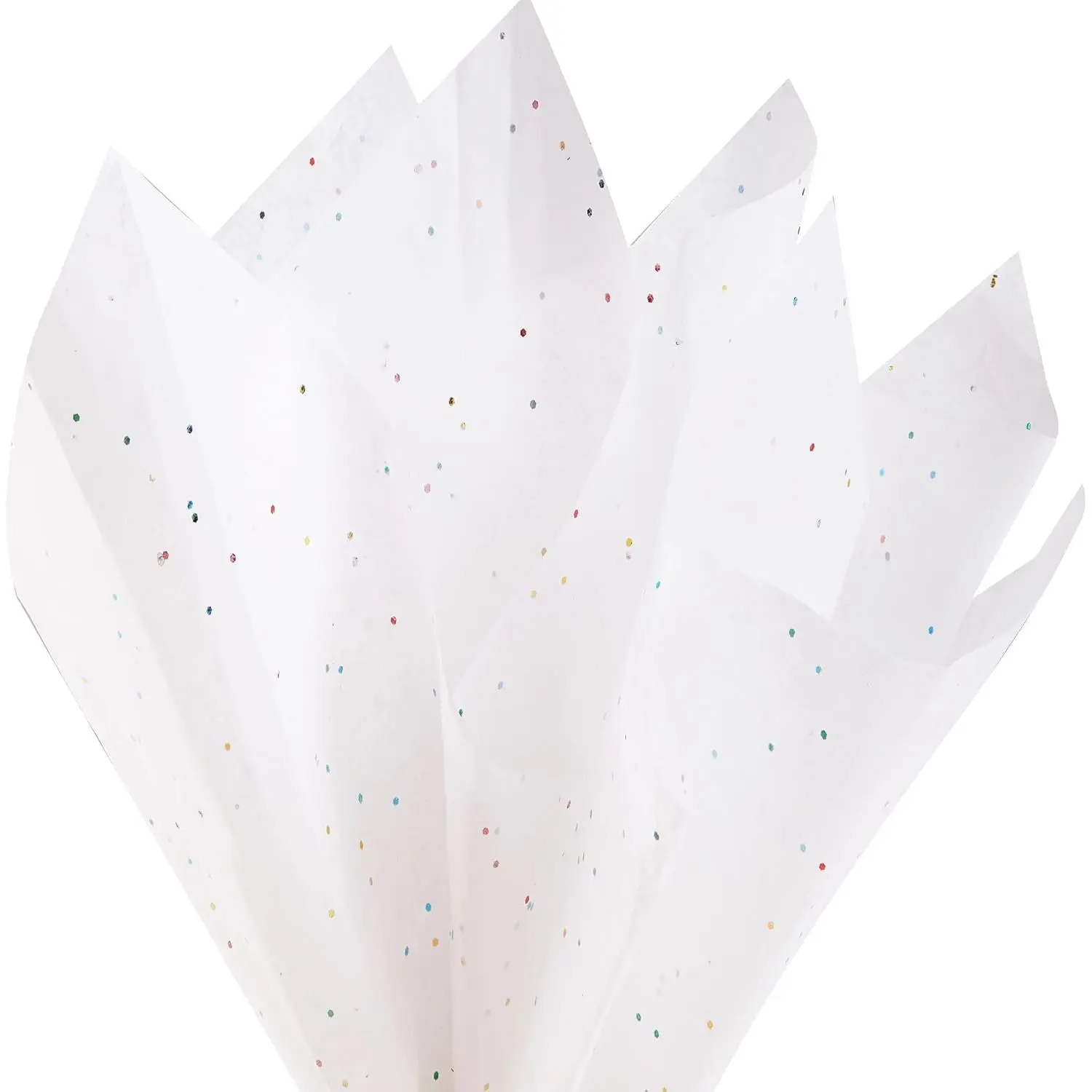 36 Sheets Glitter White Tissue Paper, 20 x 20 Inch Sparkly Wrapping Paper for Gifts, Crafts, Weddings,  Showers, Packaging