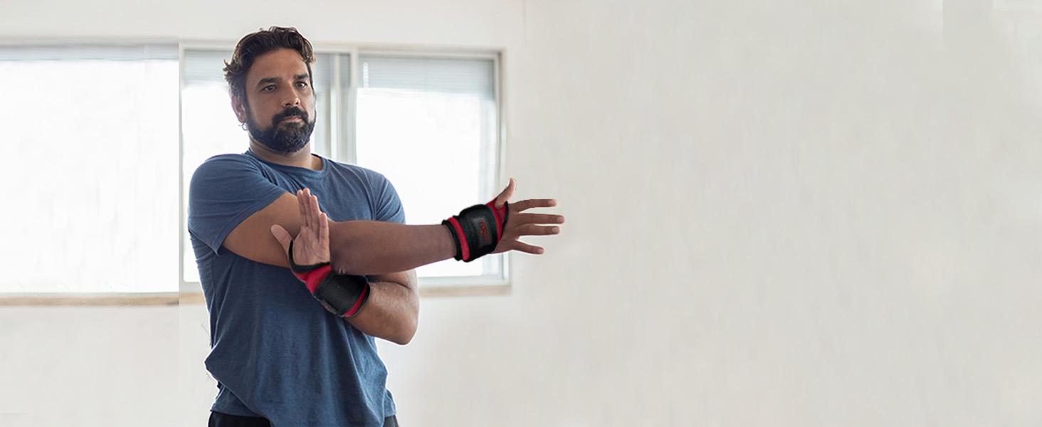 AGS Frelaxy Wrist Weights with Thumb Loops Lock for Men Women 1lb*2 2lbs*2 3lbs*2 Ankle Weights Weighted Gloves for Running Strength Training Yoga Walking Exercises