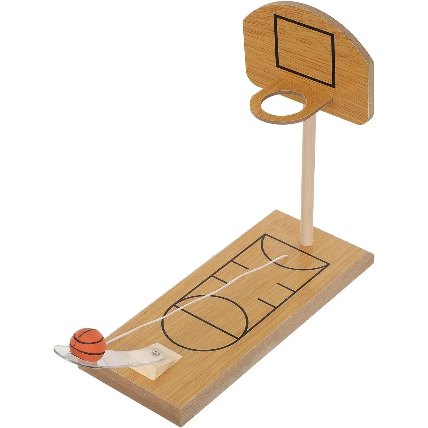 Portable Silent Mini Desktop Tabletop Basketball Hoop - Fun Basketball Game for Boys Girls Adults, Perfect for Office Travel Indoor Outdoor Play