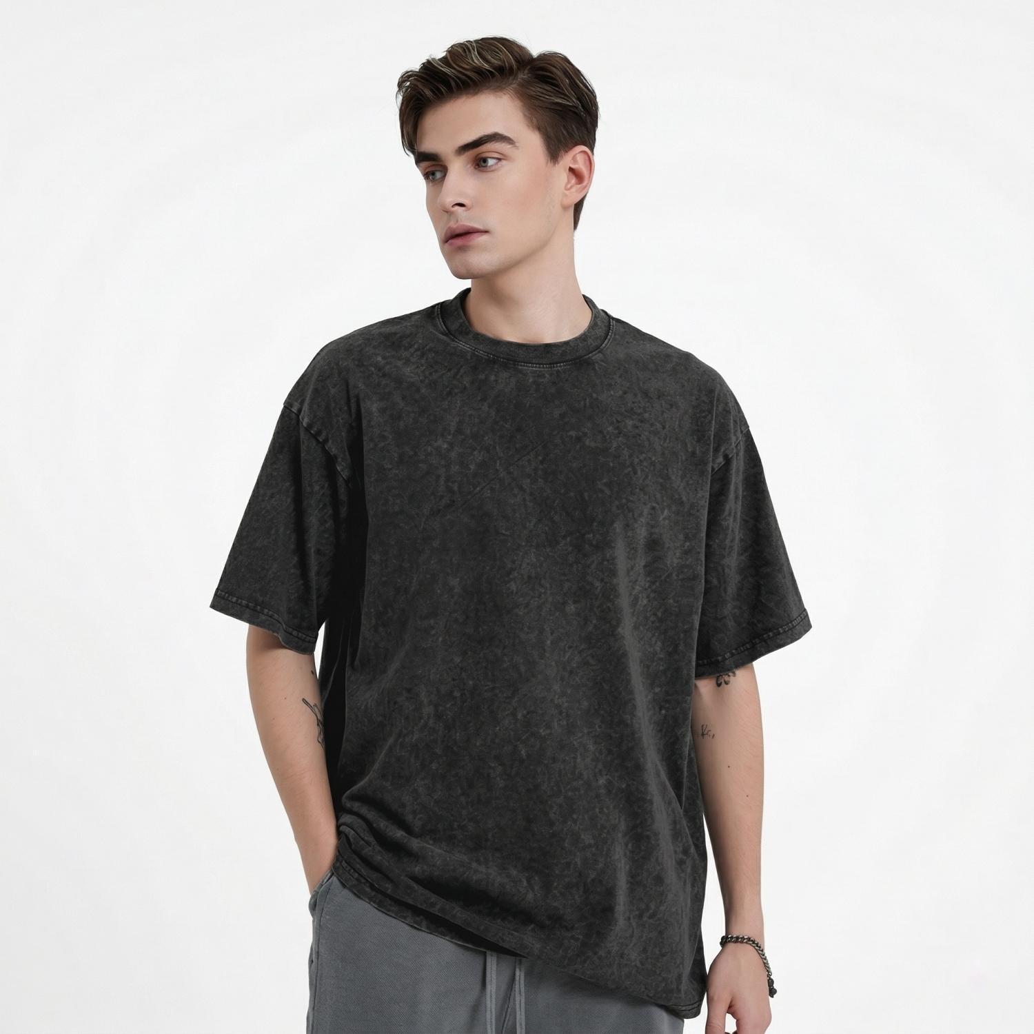 Vintage Washed Anti ICE Magazine Letters Unisex Tee | Cotton Double-Sided Short Sleeve No One Is Illegal On Stolen Land ICE OUT