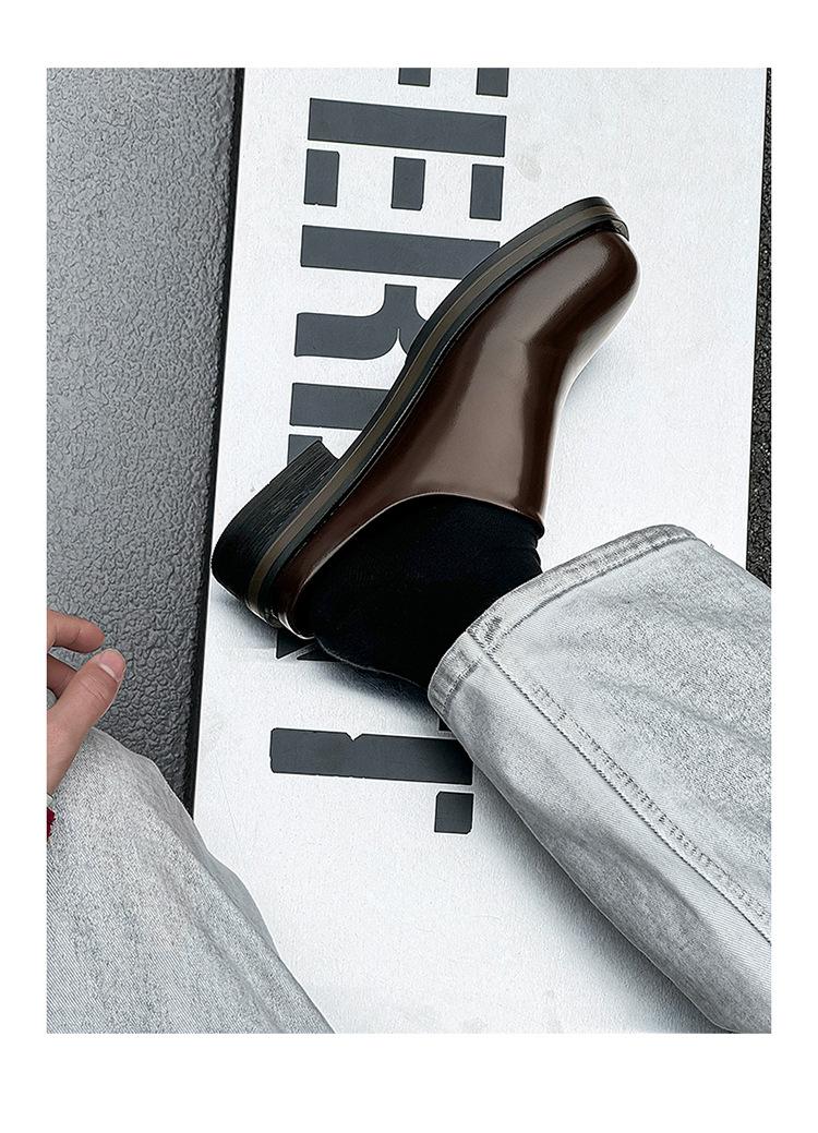 Men's Shoes 2026 New Summer Men's Big Head Muller Toe Box for Outdoors Boken Shoes Tide Half Slippers Slip-on,Gift brown Footwear