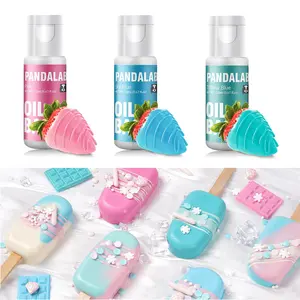 Oil Based Food Coloring for Chocolate, Candy Melts, Donuts, Strawberries, Frosting, Cake, Professional Edible Dye for Baking - 80 Milliliters 2.7 Fl.Oz (20ml set (Pink/Tiffany/Blue))