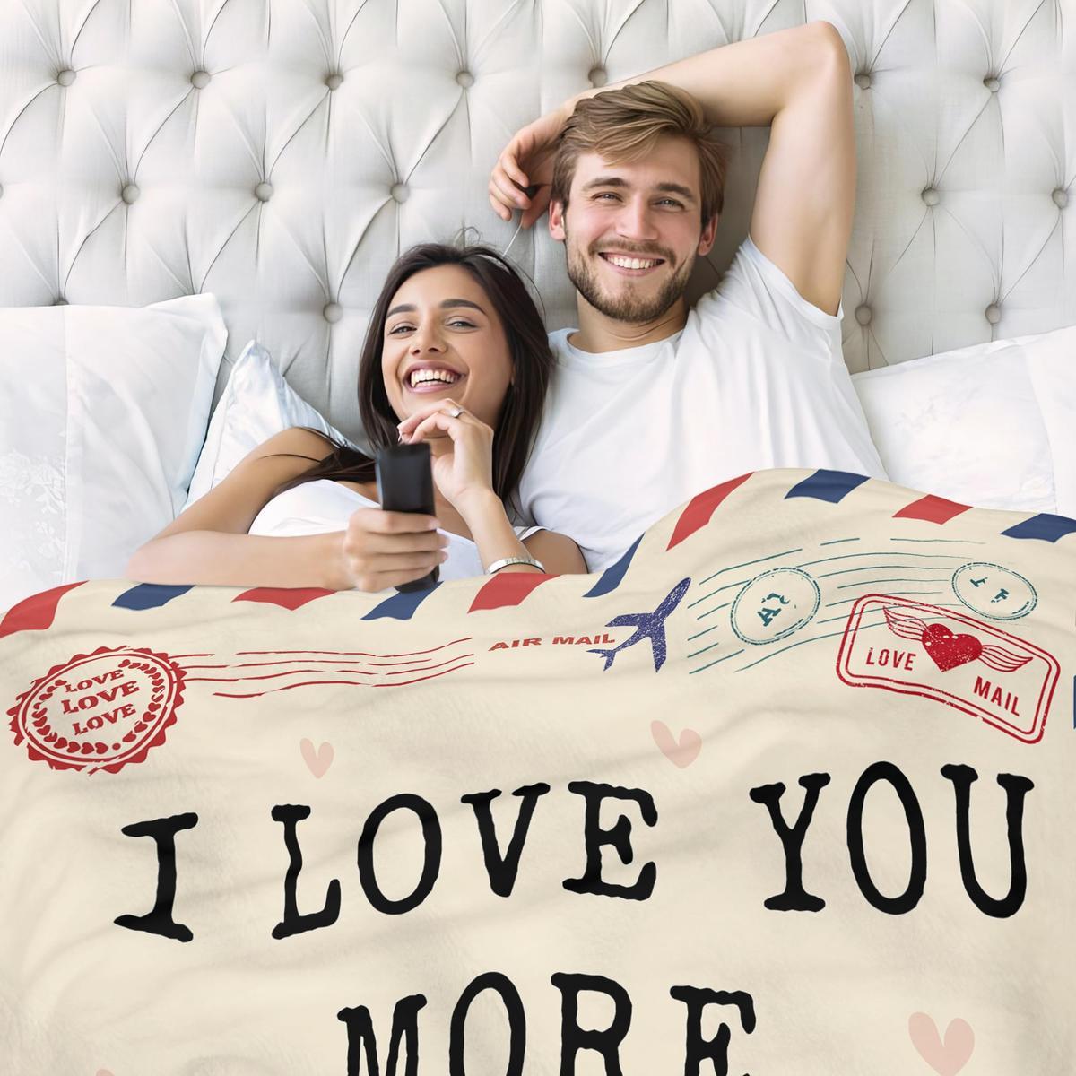 Valentines Day Gifts for Him Her I Love You More Super Soft Fleece Throw Blanket 60x80 in Anniversary Wedding Birthday Gift for Men Women Girlfriend Boyfriend Romantic Husband Wife hans adhd shirt winter tees classy going out top st sir t graphic basic Valentines Day Gifts for Him Her I Love You More Super Soft Fleece Throw Blanket 60x80 in Anniversary Wedding Birthday Gift for Men Women Girlfriend Boyfriend Romantic Husband Wife hans adhd shirt winter tees classy going out top st sir t graphic basic