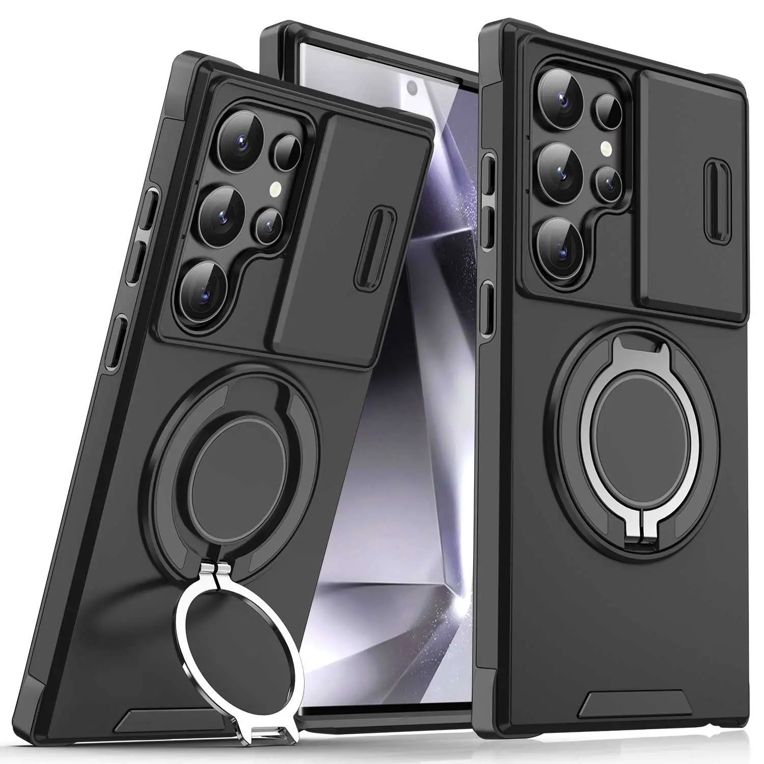 Amazon For Samsung Galaxy S26 Ultra European and American Car Magnetic Mount Phone Case For Samsung Galaxy A57 Sliding Cover DL260804A08