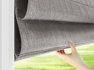 Roman Shades for Windows , Window Treatments , Darkening Shades, 31"W X 64"H , Belgian Flax (Privacy & Light Filtering)