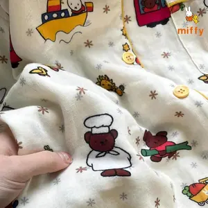 Kawaii Miffy Loungewear Dopamine Comfort Soft Cartoon Pajamas Girlish Heart Charming Home Suit Set  Anime Accessories Girls Gift