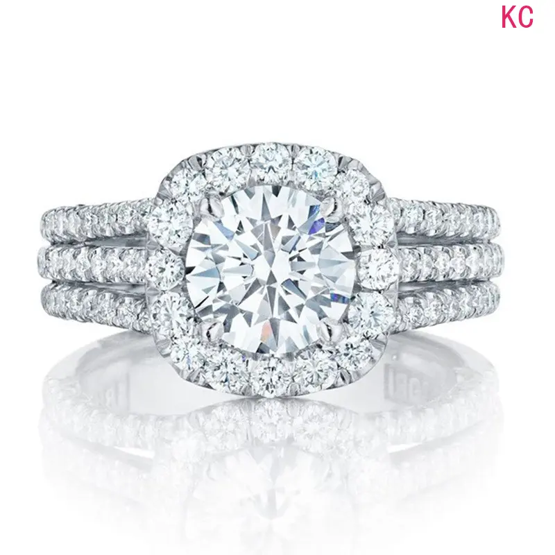 Silver Full Paved Zircon Ring, Minimalist Finger Jewelry For Women Wedding And Daily Styling
