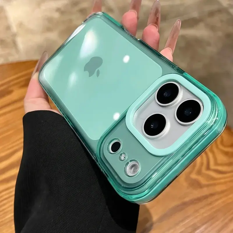 Crystal Clear Shockproof Phone Case for iPhone 17 Air 17 16 15 14 13 12 11 Pro Max Plus, Soft TPU Transparent Protective Cover