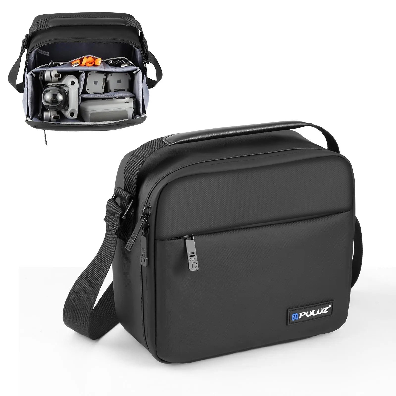 PULUZ Portable Carry Bag Single Shoulder Storage Bag for DJI Mini Series Drone / DJI Osmo Pocket Series (Black) Accessories