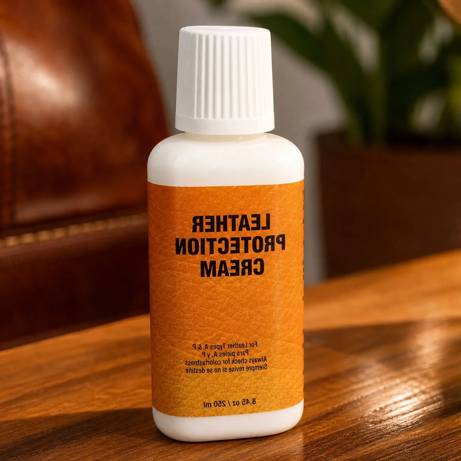 250ML Leather Protection Cream & Conditioner – Water-Based Leather Cleaner for Couch, Clothes, Purses, Shoes, Boots, CarGift