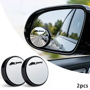 For Suzuki Jimny 2pcs Blind Spot Mini Mirror, 360-Degree Rotating, Reverse Parking Aid, Safe Lane Change, Easy Install, Reflective