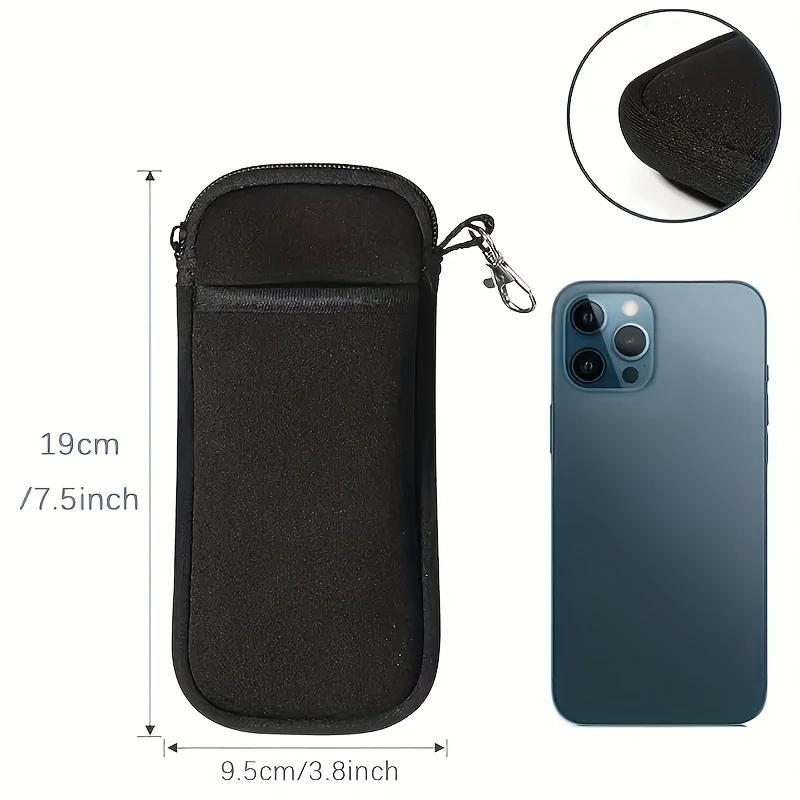 Portable Glasses Case, Glasses Storage Bag, Glasses Organizer, Glasses Case for Phone, Headphones, Glasses and Cards, Perfect Gift, Sunglasses Holder Clip