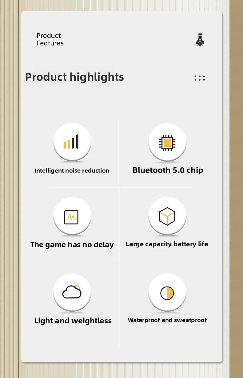 DR58 Wireless Headphones Noise Cancelling Over Ear Bluetooth Headset Long Battery Life for Travel Sports High Bass Hifi Sound Headphones