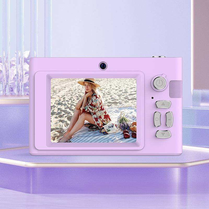 Digital camera, student camera, high-definition travel retro camera, gift for girlfriend, micro high-definition shooting
