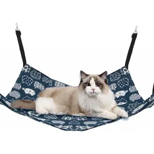 Cat Hammock & Cage Indoor Cat & Ferret Enclosure with Dog & Chinchilla Hammock Accessories