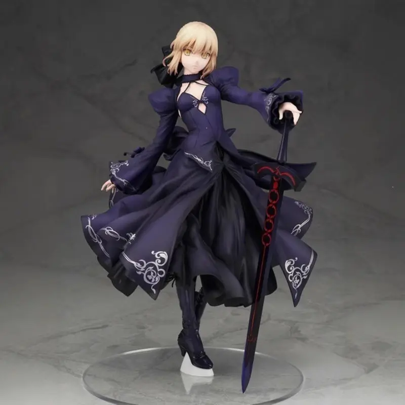 Fate/zero Saber Dress Handmade Figure, PVC Figure, Anime Merchandise Wholesale, Fate/stay Night King Sebastian Saber Collectible Model, Anime Figures