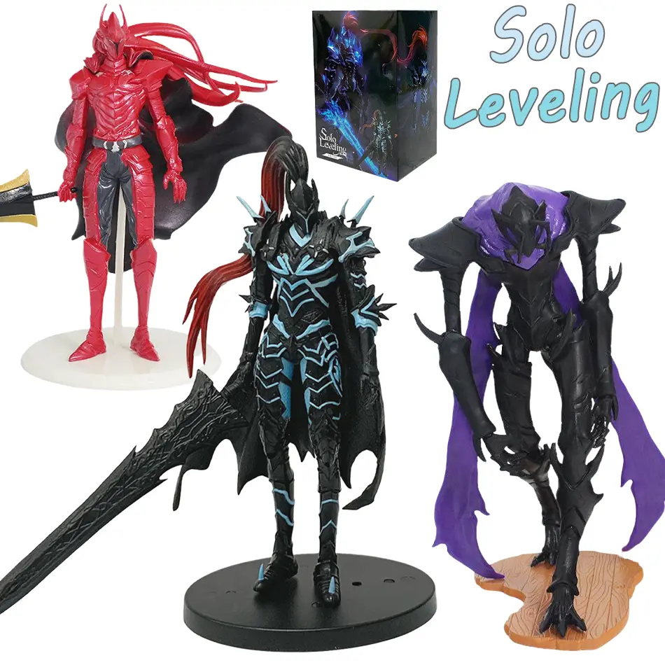 Solo Leveling Figures The Bloodred Knight Yggdrasil Beru Ant King Figure Standing Pose Statue Action Figure Model Toys Gifts