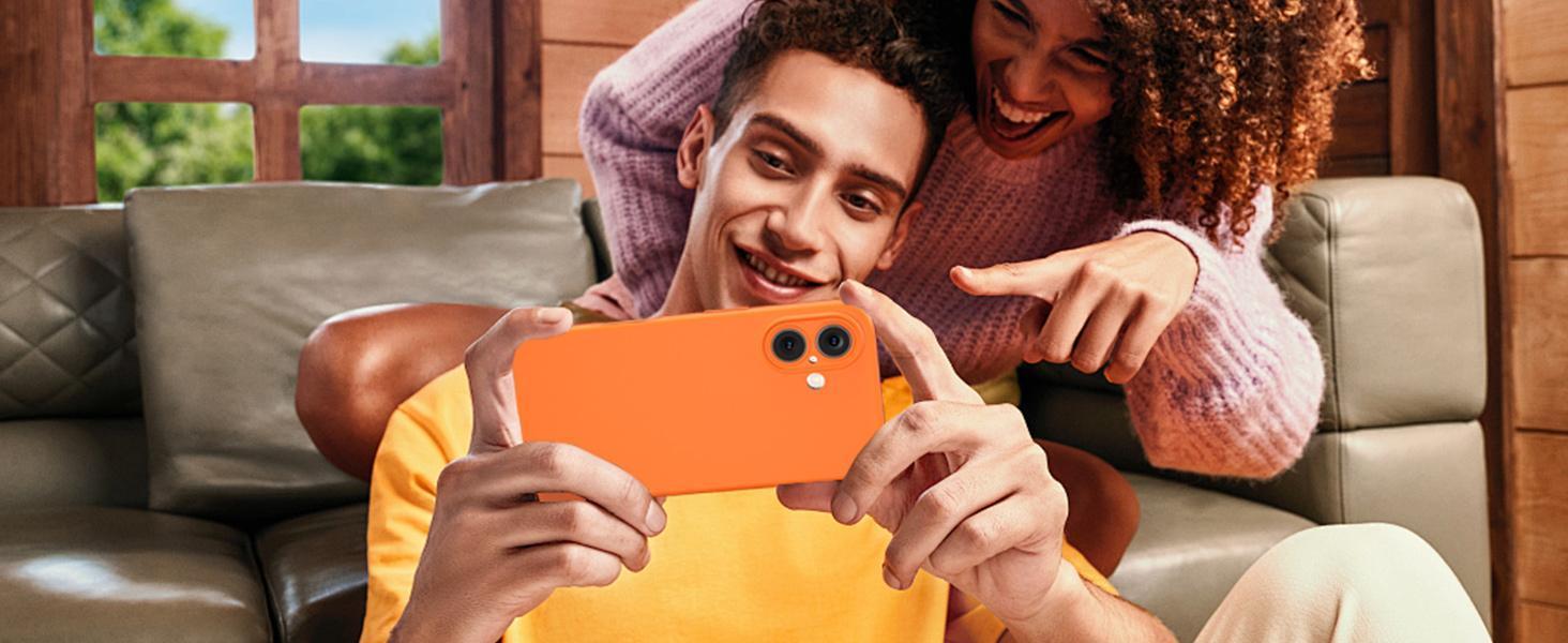 Designed for iPhone 16 Plus Case,Premium Liquid Silicone with [Soft Anti-Scratch Microfiber Lining][Upgraded Camera Protection] Slim Shockproof Phone Case for Men Women Girls,Rose Pink