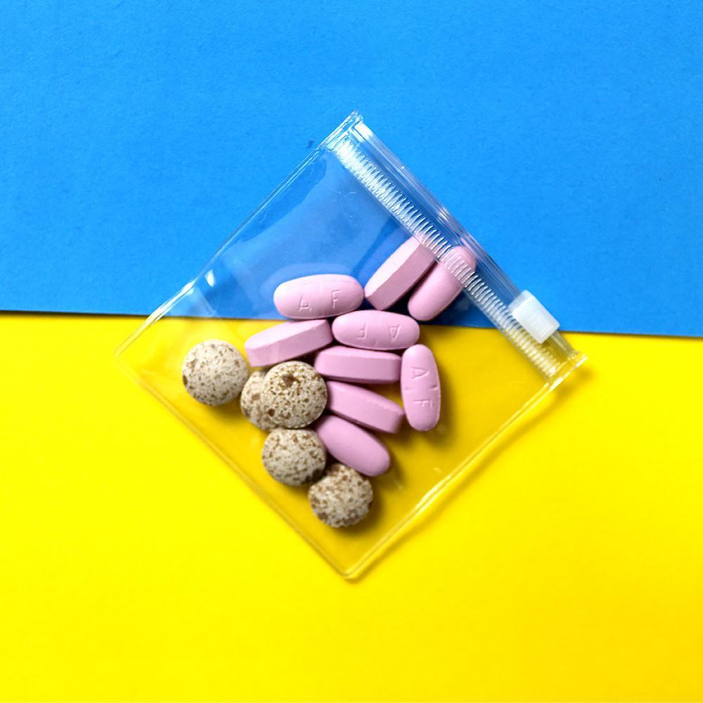 Household items self-sealing zipper bags, storage and organization zipper bags, 100 reusable multi-purpose jewelry storage bags, rectangular storage bags for travel and daily use, organizing bags, space-saving bags, space-saving pouches