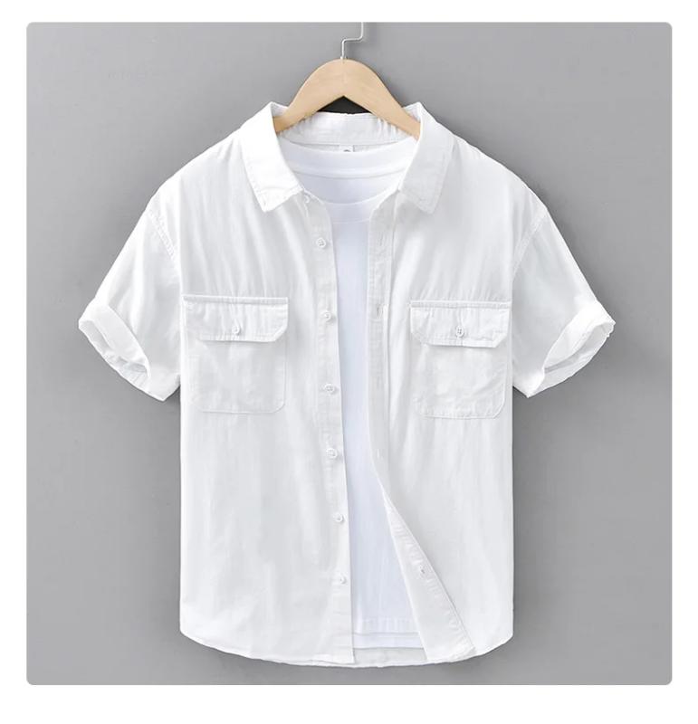 Kyn Apparel Summer Casual Shirt Men's Short Sleeve Jacket New Arrival Lightweight Breathable Outerwear Outdoor Fishing