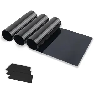 3 count 59.06x7.87 Windshield Tint Strip, 5% VLT Sun Shading Heat & UV Protection  Windshield Tint Strip, Sun Visor Tint Film for Blocking Light and Reducing Glare, Include 3