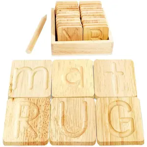 Wooden Alphabet Tracing Boards - Preschool Letter Formation - Montessori Alphabet Lettersfidget toys