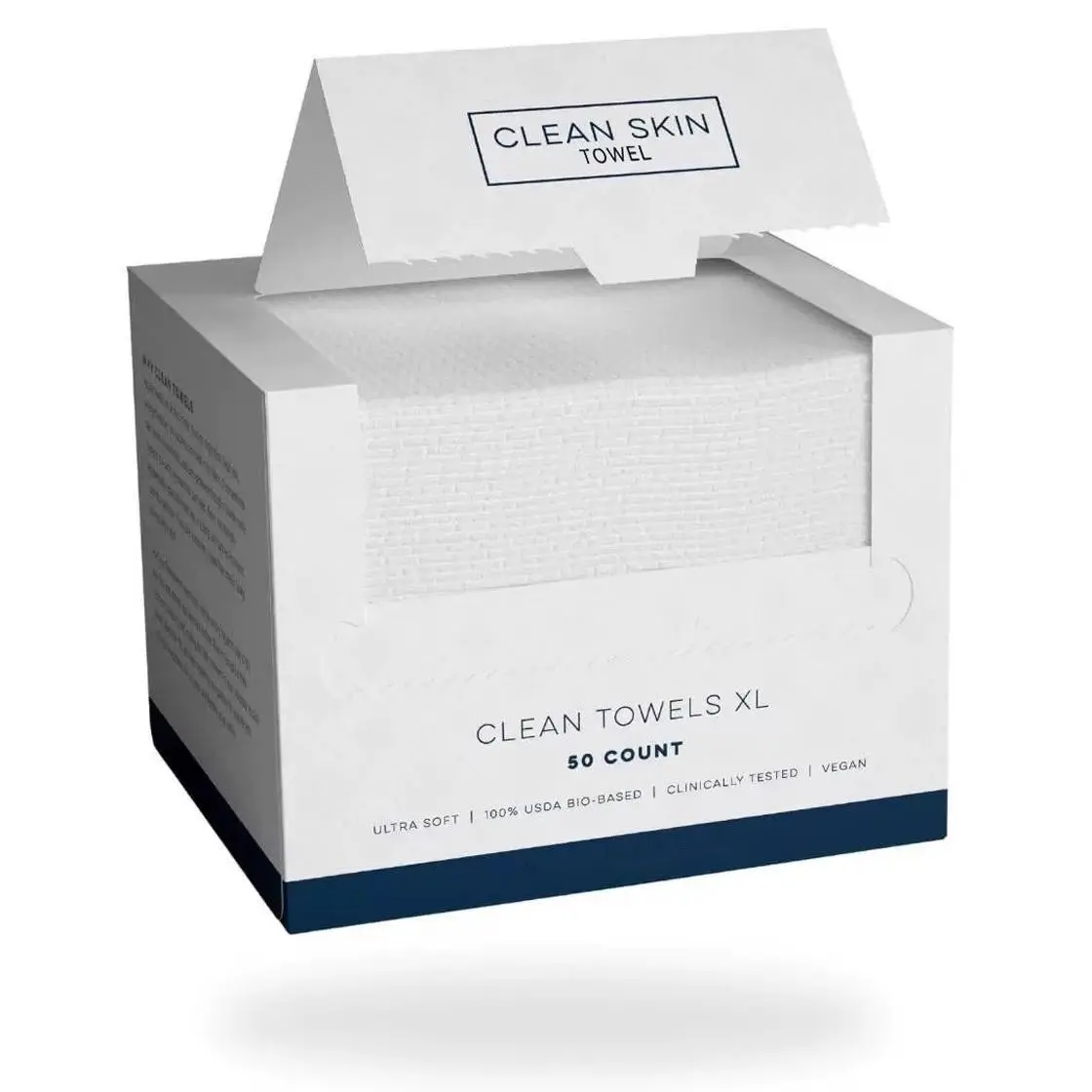Large-Sized Facial Cleansing Towels in Paper Boxes, Thickened Disposable Face Cleansing Towels for Skin Softening, Ideal for Daily Use, Facial Cleansing Cloths