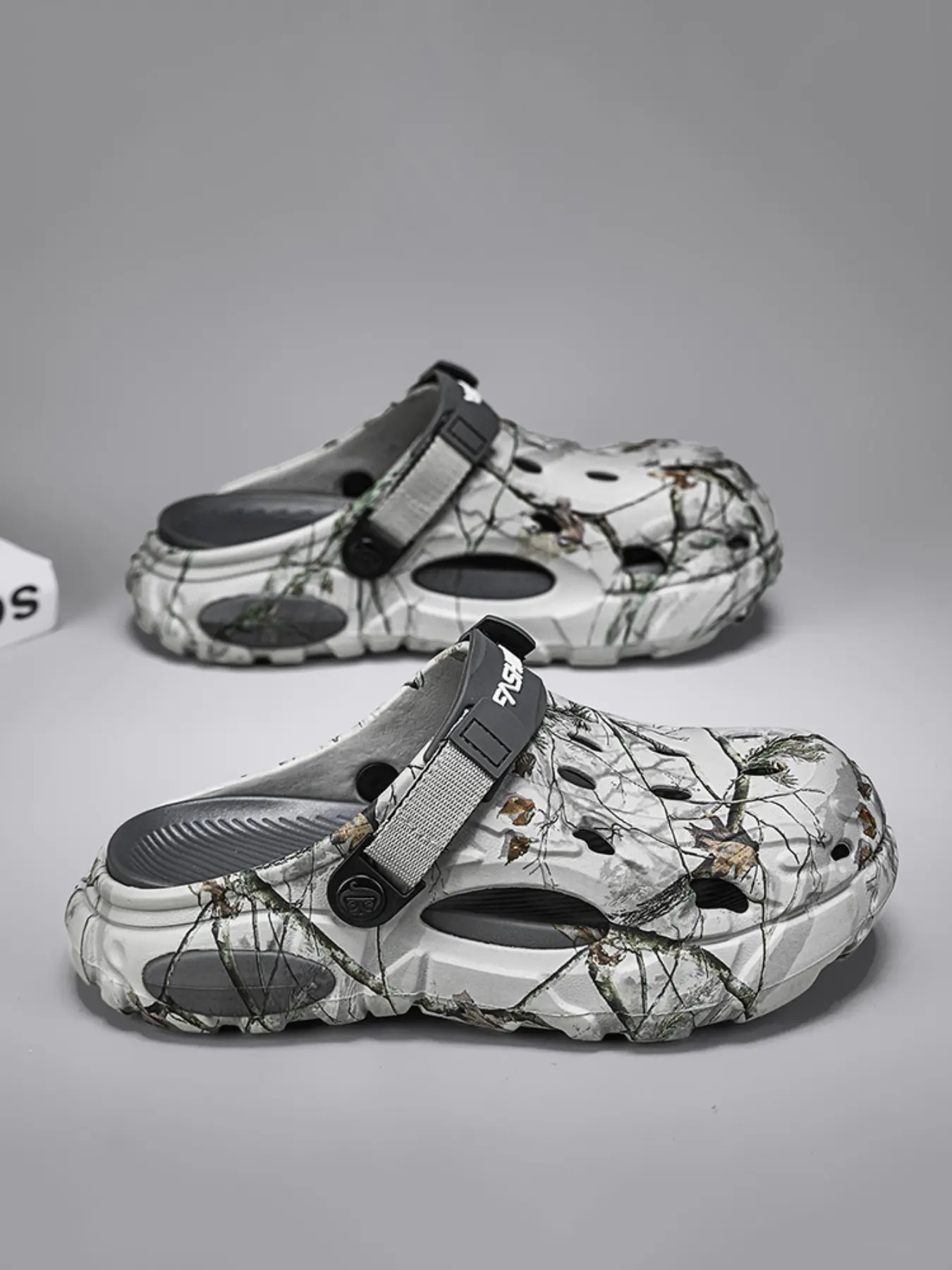 Men's Eva Slippers, Camouflage Print, Anti-Slip, Non Slip, Lightweight Shock Absorption, Outdoor Beach Shoes, Outdoors Slippers, Garden Shoes, Quick-Dry Water Shoes, Casual Breathable Slides
