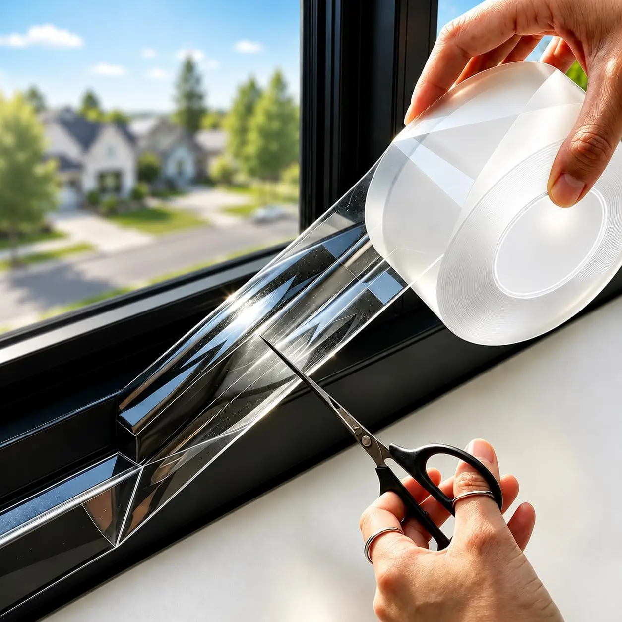 Window Weather Sealing Tape, 2" x 33FT Heavy Duty Insulation Tape