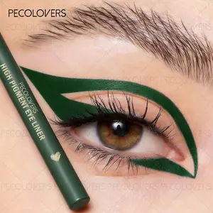 Eyeliner Gel Pencil Longwear Eye Liner Waterproof Colorful Sweat Resistant Cream Matte Eye Pen and Colored Non Liner Long-Lasting Fading Makeup Creme Gel Liner