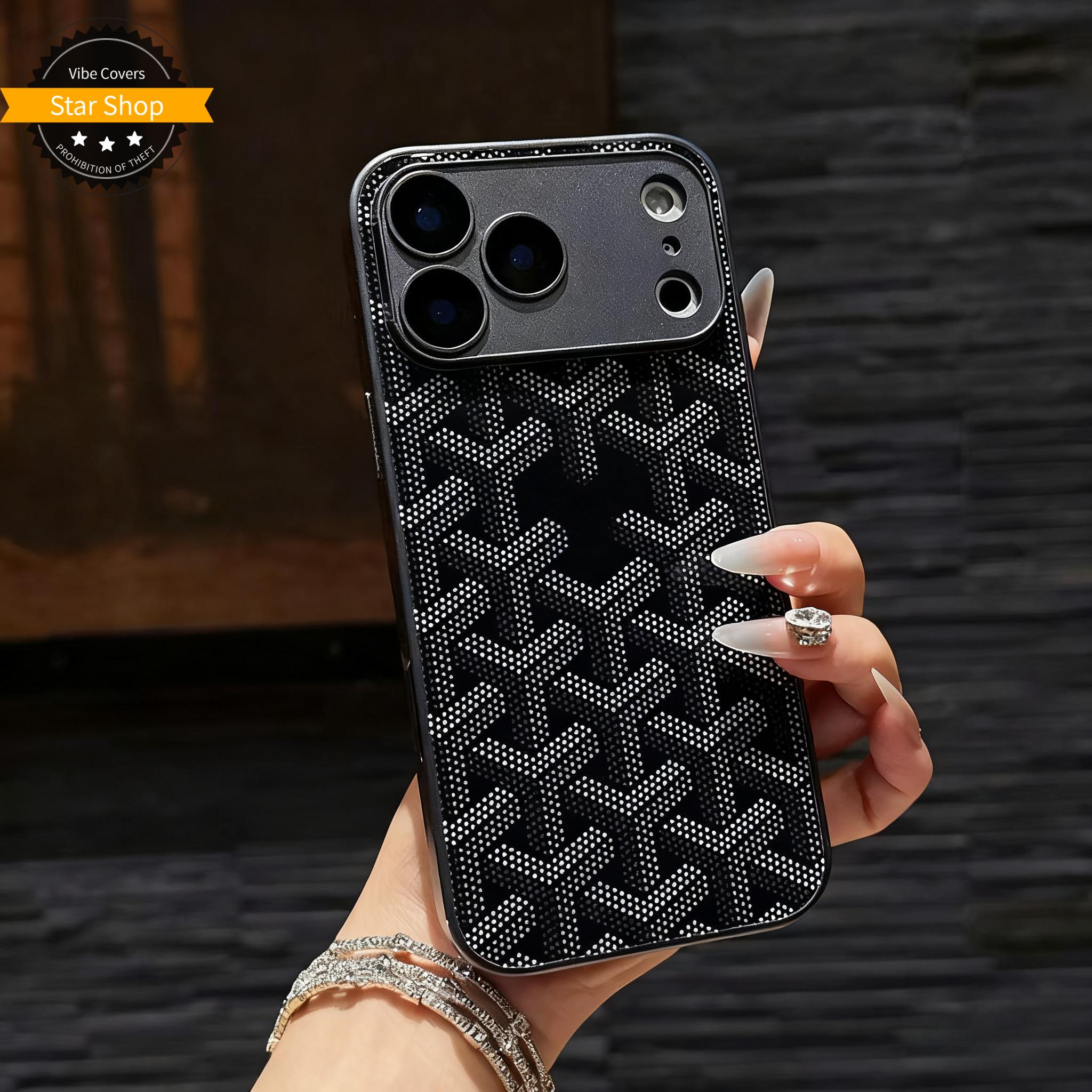 Trendy Full Coverage with Lens Protector IP 17 Pro Max Glass Back Panel 16 Pro Phone Case 15 Light Luxury/14/13 Acrylic Crystal Clear Protective Casing Trendy Full Coverage with Lens Protector IP 17 Pro Max Glass Back Panel 16 Pro Phone Case 15 Light Luxury/14/13 Acrylic Crystal Clear Protective Casing