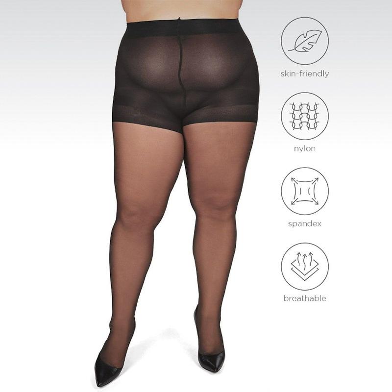 Women Ultra Thin Natural Nude Look Pantyhose High Waist Slimming Fake Bare Legs Transparent Skin Tone Tights for Spring Summer