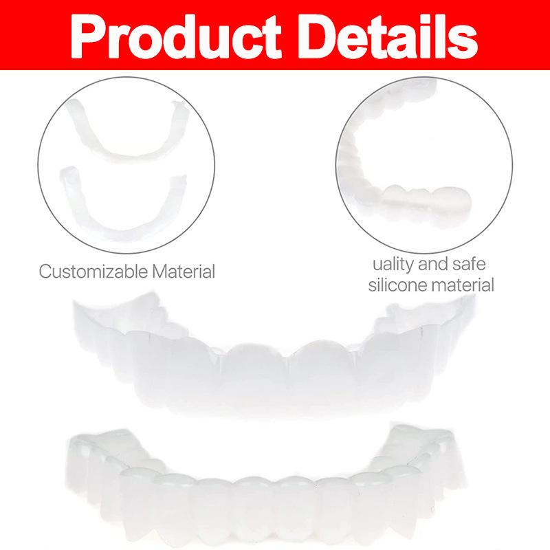 Teeth Veneers Whitening Dentures Braces Temporary False Teeth Cover Perfect Smile Comfortable Fit Denture Kit Teeth Veneers Whitening Dentures Braces Temporary False Teeth Cover Perfect Smile Comfortable Fit Denture Kit