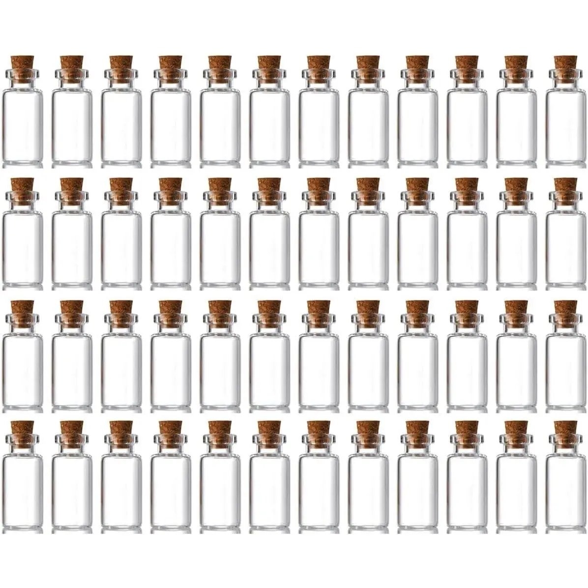 16 count 12ml Small Glass Bottles with Cork Stopper,Spell Jars,Decorative Bottle,Vials Jars,Wishing Bottle 22x60mm(0.87x2.37inch)