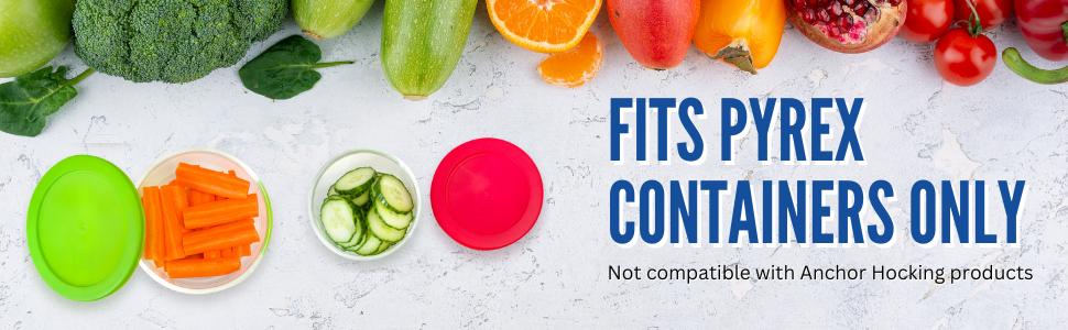 Replacement Lids for Pyrex Glass Foood Storage Containers Containers Round (2) 1-Cup (3) 2-Cup (2) 4-Cup (2) 7-Cup (Turquoise) Replacement Lids for Pyrex Glass Foood Storage Containers Containers Round (2) 1-Cup (3) 2-Cup (2) 4-Cup (2) 7-Cup (Turquoise)