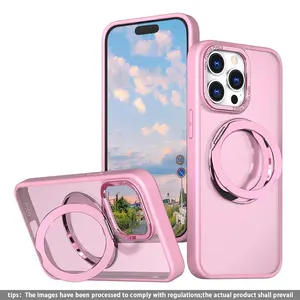 High-End Anti-Drop Protection Phone Case with Stand, Compatible with iPhone 16 Pro Max 15 14 13 12 11, Durable and Stylish Protective Cover