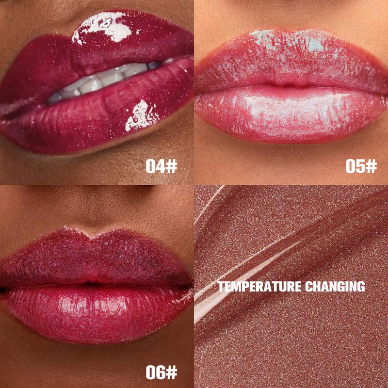 PHOFAY Juicy Tubes Ultra High-Shine Yummy Flavors Moisturizing Warm Lip Oil 4.5 ML Non-Sticky Easy Application